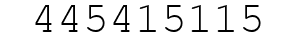 Number 445415115.
