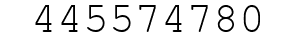 Number 445574780.