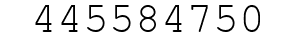 Number 445584750.