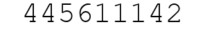 Number 445611142.