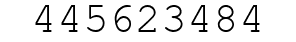 Number 445623484.