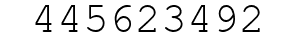 Number 445623492.