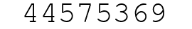 Number 44575369.