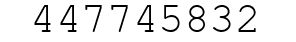 Number 447745832.