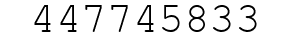 Number 447745833.