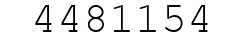 Number 4481154.