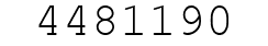 Number 4481190.