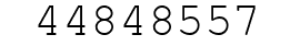 Number 44848557.