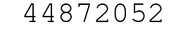 Number 44872052.
