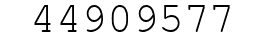 Number 44909577.