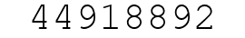 Number 44918892.