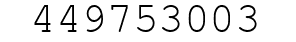 Number 449753003.