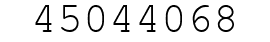 Number 45044068.