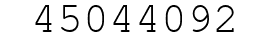 Number 45044092.