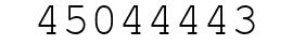 Number 45044443.