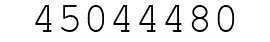 Number 45044480.