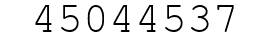 Number 45044537.