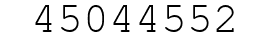 Number 45044552.