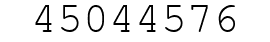 Number 45044576.