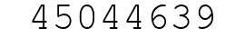 Number 45044639.