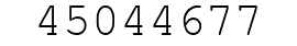 Number 45044677.