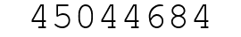 Number 45044684.