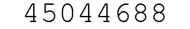 Number 45044688.