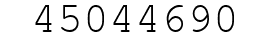 Number 45044690.