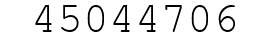 Number 45044706.