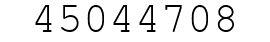 Number 45044708.