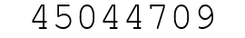 Number 45044709.