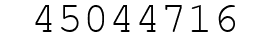 Number 45044716.