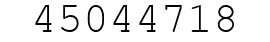 Number 45044718.