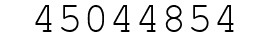 Number 45044854.
