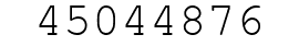 Number 45044876.
