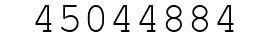 Number 45044884.