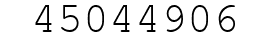 Number 45044906.