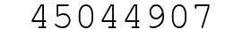 Number 45044907.