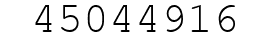 Number 45044916.