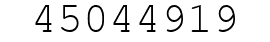 Number 45044919.