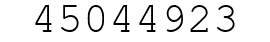 Number 45044923.