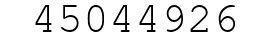Number 45044926.