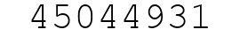 Number 45044931.