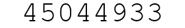 Number 45044933.