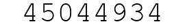 Number 45044934.