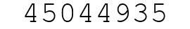 Number 45044935.