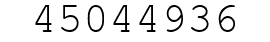 Number 45044936.