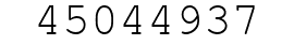 Number 45044937.