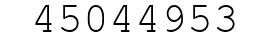 Number 45044953.