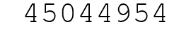 Number 45044954.